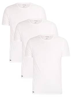Lacoste Herren Leichte Slim Fit Unterhemd T-Shirt - Weiß - XXL von Lacoste