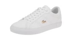 Lacoste Herren Low-Top Sneaker T-Clip 0120 2 SMA, Männer Halbschuhe,schnürschuhe,schnürer,Business,Freizeit,WHT/GLD (216),38 EU / 5 UK von Lacoste