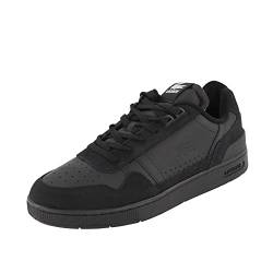 Lacoste Herren Low-Top Sneaker T-Clip 123 1 SMA, Männer Halbschuhe,schnürer,Plateausohle,straßenschuhe,Strassenschuhe,SCHWARZ (02H),41 EU / 7.5 UK von Lacoste