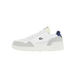 Lacoste Herren Low-Top Sneaker T-Clip 223 5 SMA, Männer Halbschuhe,Strassenschuhe,Sportschuhe,Freizeitschuhe,Weiss/Marineblau (042),42 EU / 8 UK von Lacoste