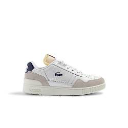 Lacoste Herren Low-Top Sneaker T-Clip 223 5 SMA, Männer Halbschuhe,schnürschuhe,schnürer,straßenschuhe,Weiss/Marineblau (042),41 EU / 7.5 UK von Lacoste