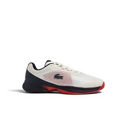 Lacoste Herren Low-Top Sneaker TECH Point 123 1 SMA, Männer Halbschuhe,schnürschuhe,straßenschuhe,Offwhite/Marineblau (WN1),41 EU / 7.5 UK von Lacoste