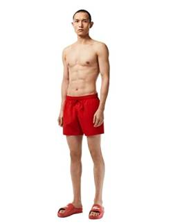 Lacoste Herren Mh6270 Swimwear, Rot/Grün, XL von Lacoste
