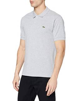 Lacoste Herren Poloshirt L1264-00, grau (Argent Chiné), Small (Herstellergröße: 3) von Lacoste