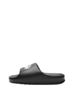 Lacoste Herren Serve 2.0 Evo Synthetic Colour Block Slides Sandale, Schwarz Beige 454, 42 EU von Lacoste