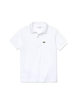 Lacoste Jungen Pj2909 Poloshirt, Weiß (Blanc), 6 Jahre (Herstellergröße: 6A) von Lacoste