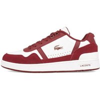 Lacoste Lacoste T-Clip 223 3 SMA Herren White Burgundy Sneaker von Lacoste