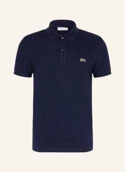 Lacoste Piqué-Poloshirt Slim Fit blau von Lacoste