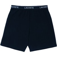 Lacoste Pyjamashorts Loungewear Shorts mit umlaufenden Markenschriftzug von Lacoste