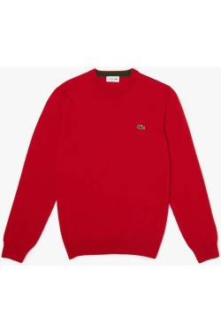 Lacoste Regular Fit Pullover rot, Einfarbig von Lacoste