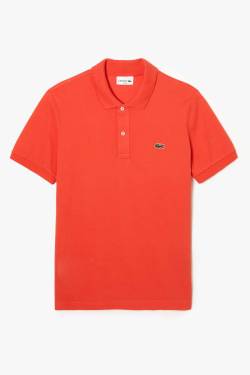 Lacoste Slim Fit Poloshirt Kurzarm rot von Lacoste