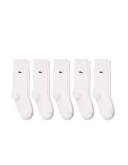 Lacoste - Socken, Weiß/Weiß/Weiß/Weiß/Weiß, 43/46 von Lacoste