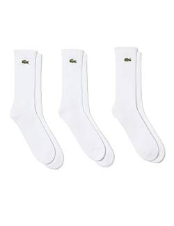 Lacoste Sport Unisex RA4182 Socken, Blanc/Blanc-Blanc, 43/46 von Lacoste