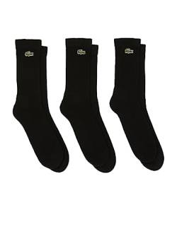 Lacoste Sport Unisex RA4182 Socken, Noir/Noir-Noir, 43/46 von Lacoste