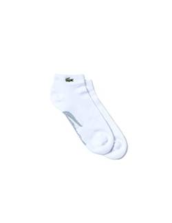 Lacoste Sport Unisex RA4188 Socken, Blanc/Argent Chine, 39/42 von Lacoste