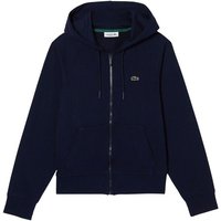 Lacoste Sweatjacke mit praktischer Kängerutasche und typischem Logopatch auf der Brust von Lacoste