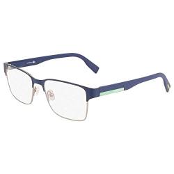 Lacoste Unisex L2286 Sunglasses, 401 Matte Blue, 55 von Lacoste