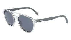 Lacoste Unisex L881s-057 Sunglasses, Crystal / Grey, Einheitsgröße EU von Lacoste