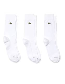 Lacoste Unisex RA4261 Socken, Blanc, 35/38 von Lacoste