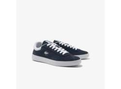 Sneaker LACOSTE "BASESHOT 223 1 SMA" Gr. 40, blau (navy, weiß) Schuhe Schnürhalbschuhe von Lacoste