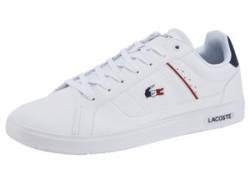 Sneaker LACOSTE "EUROPA PRO TRI 123 1 SMA" Gr. 41, weiß Schuhe Schnürhalbschuhe von Lacoste