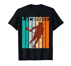 Retro Lacrosse T-Shirt von Lacrosse Geschenke & Lacrosse Shirts Herren Damen