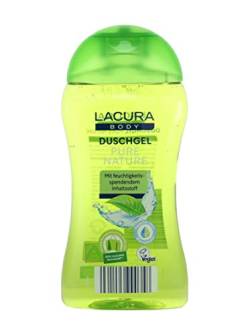 LACURA Body DUSCHGEL Pure NAture mit Feuchtigkeitsspendendem Inhaltstoff Vegan 300ml(2 er Pack) von Lacura