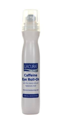 LACURA Face Care Caffeine Eye-Roll-On mit Provitamin B5 und Hyaluronsäure 15ml von Lacura