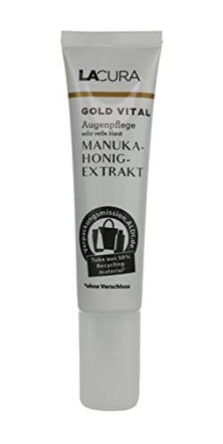 Lacura Gold Vital Augenpflege mit Manuka-Honig-Extrakt sehr Reife Haut 15ml von Lacura