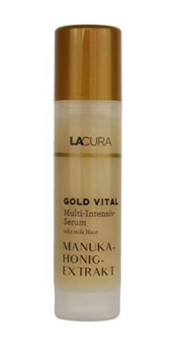 Lacura Gold Vital Multi Intensiv Serum mit Manuka-Honig-Extrakt Reife Haut 30ml von Lacura