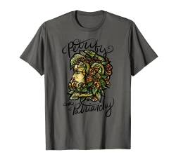 Petrify the Patriarchy Medusa Schlangenkunst T-Shirt von Lacy Chenault