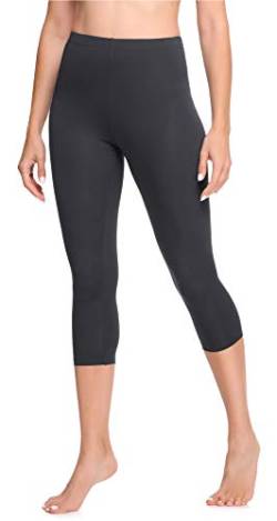 Ladeheid Damen Leggings 3/4 aus Viskose LA40-202(Graphite, 40) von Ladeheid