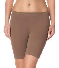 Ladeheid Damen Shorts Radlerhose Unterhose Hotpants Kurze Hose Boxershorts LAMA04 (Beige16, 2XL/3XL) von Ladeheid