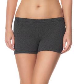Ladeheid Damen Shorts Radlerhose Unterhose Hotpants Kurze Hose Boxershorts LAMA05, Graphit9, XS-S (Herstellergröße: 34-36) von Ladeheid