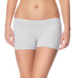 Ladeheid Damen Shorts Radlerhose Unterhose Hotpants Kurze Hose Boxershorts LAMA05, Melange12, M-L (Herstellergröße: 38-40) von Ladeheid