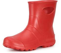 Ladeheid Damen federleichte Eva Gummistiefel LA-752 (Rot (Ohne Unteranzug), 41 EU) von Ladeheid