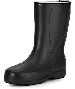 Ladeheid Damen leichte Eva Gummistiefel Regenstiefel LADW005 (Schwarz, 37 EU) von Ladeheid