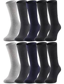 Ladeheid Damen und Herren 5er 10er 20er 30er Pack Socken aus Baumwolle AT007 (Mix-1 (10 Pack), 35-38) von Ladeheid