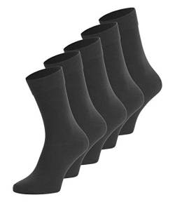 Ladeheid Damen und Herren 5er 10er Pack Socken AT002 (Graphite (5 Pack), 39-42) von Ladeheid