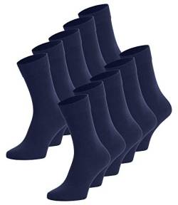 Ladeheid Damen und Herren 5er 10er Pack Socken AT002 (Marineblau 708D (10 Pack), 39-42) von Ladeheid