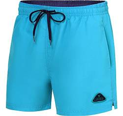 Ladeheid Herren Badehose Badeshorts Schwimmhose Bademode Strandmode LAZA1003 (Azurblau Marineblau, XXL) von Ladeheid