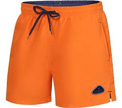 Ladeheid Herren Badehose Badeshorts Schwimmhose Bademode Strandmode LAZA1003 (Orange Kobalt, M) von Ladeheid