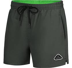 Ladeheid Herren Badehose Badeshorts Schwimmhose Bademode Strandmode LAZA1003 (Titan Hellgrün, 4XL) von Ladeheid