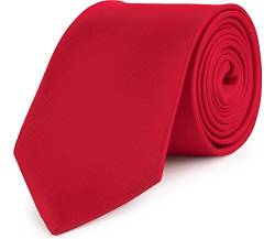 Ladeheid Herren Breite Krawatte KP-8 (150cm x 8cm, Dunkel Rot) von Ladeheid