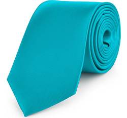 Ladeheid Herren Breite Krawatte KP-8 (150cm x 8cm, Smaragdgrün) von Ladeheid