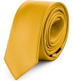 Ladeheid Herren Schmale Krawatte SP-5 (150cm x 5cm, Honig) von Ladeheid