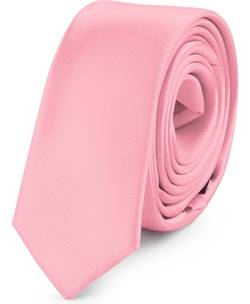 Ladeheid Herren Schmale Krawatte SP-5 (150cm x 5cm, Rosa) von Ladeheid