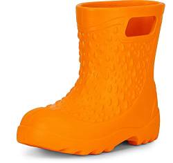 Ladeheid Kinder Mädchen Jungen leichte Eva Gummistiefel Regenstiefel LADW006 (Orange, 28/29 EU) von Ladeheid