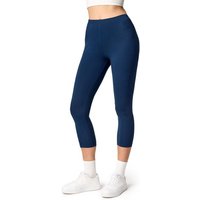 Ladeheid Leggings Damen 3/4 Capri Leggings aus Baumwolle LA40-132 (1-tlg) elastischer Bund von Ladeheid