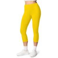 Ladeheid Leggings Damen 3/4 Capri Leggings aus Baumwolle LA40-132 (1-tlg) elastischer Bund von Ladeheid